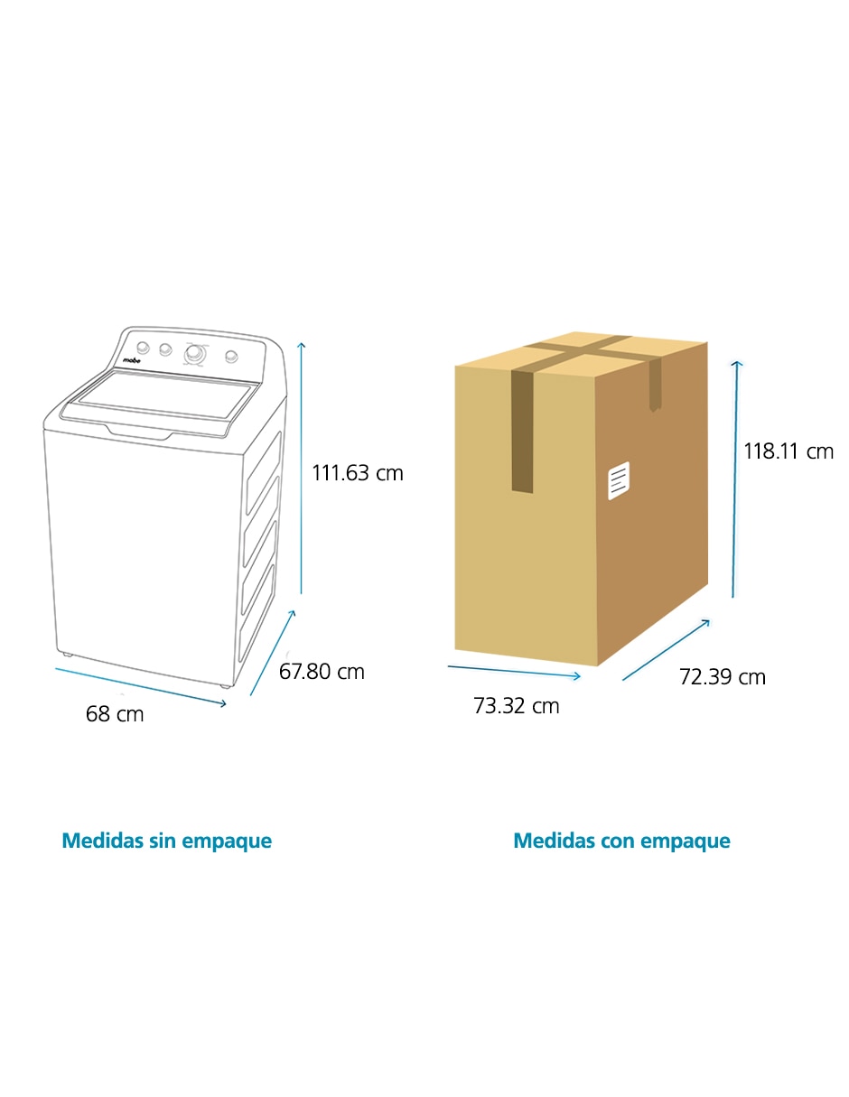 Lavadora Mabe 20 kg automática carga superior lma70214cbab0