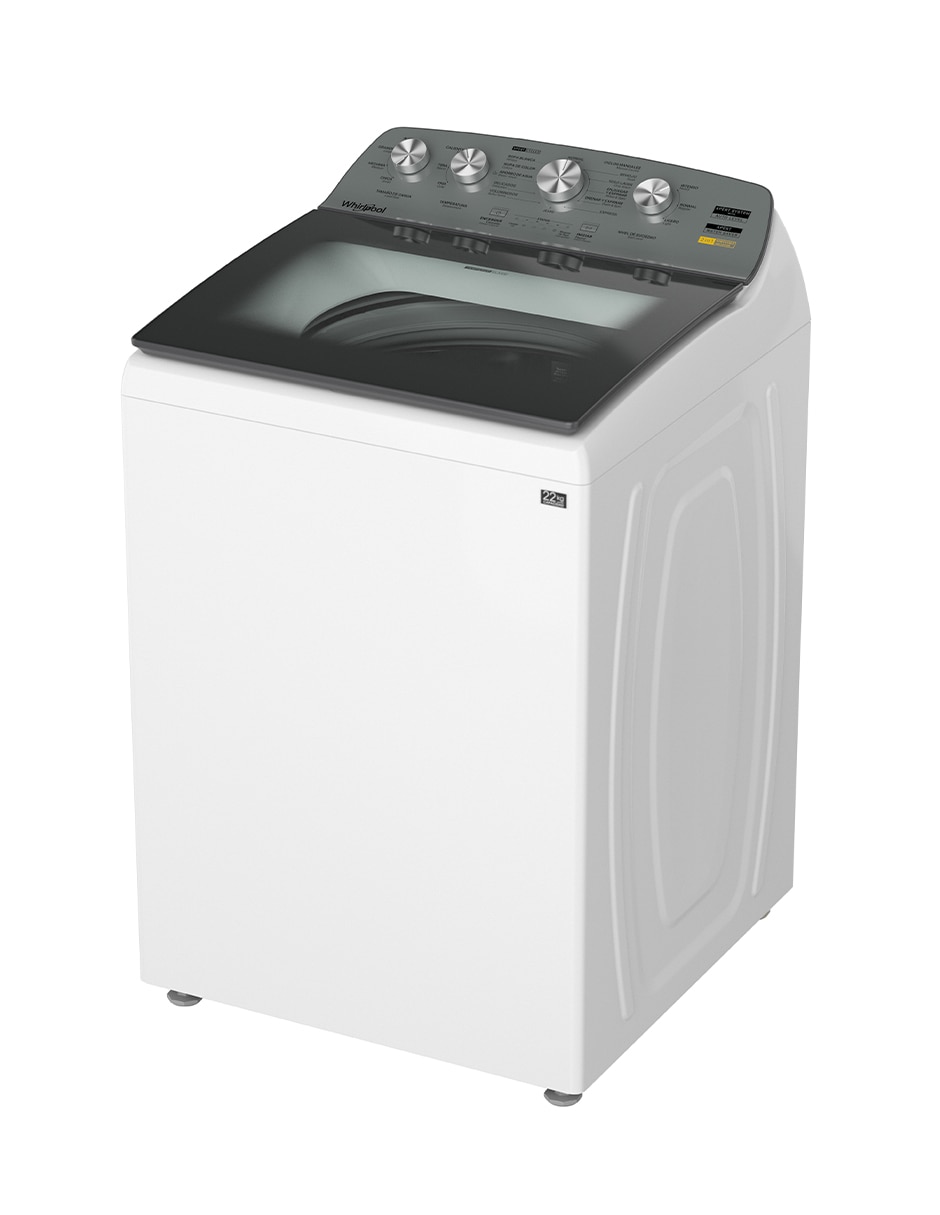 Lavadora Whirlpool 22 kg automática carga superior 8mwtw2254wrm