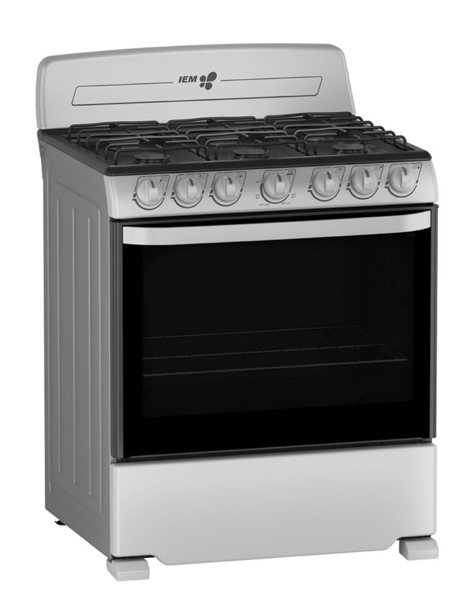 Estufa de piso a gas lp Iem 76 cm EI3520BAPS1 de 6 quemadores