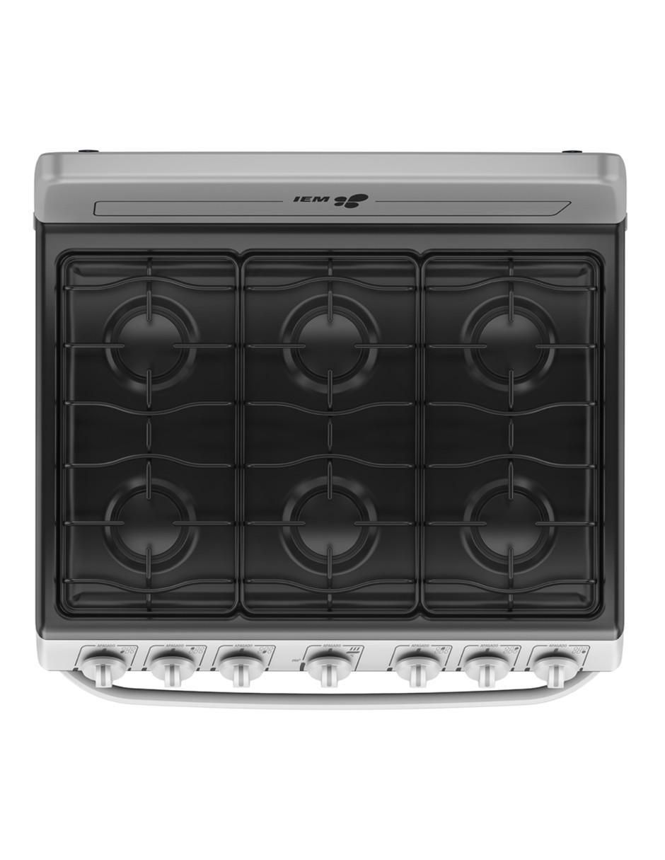 Estufa de piso a gas lp 76 cm EI3520BAPS1 de 6 quemadores Estufa de piso a gas lp 76 cm EI3520BAPS1 de 6 quemadores