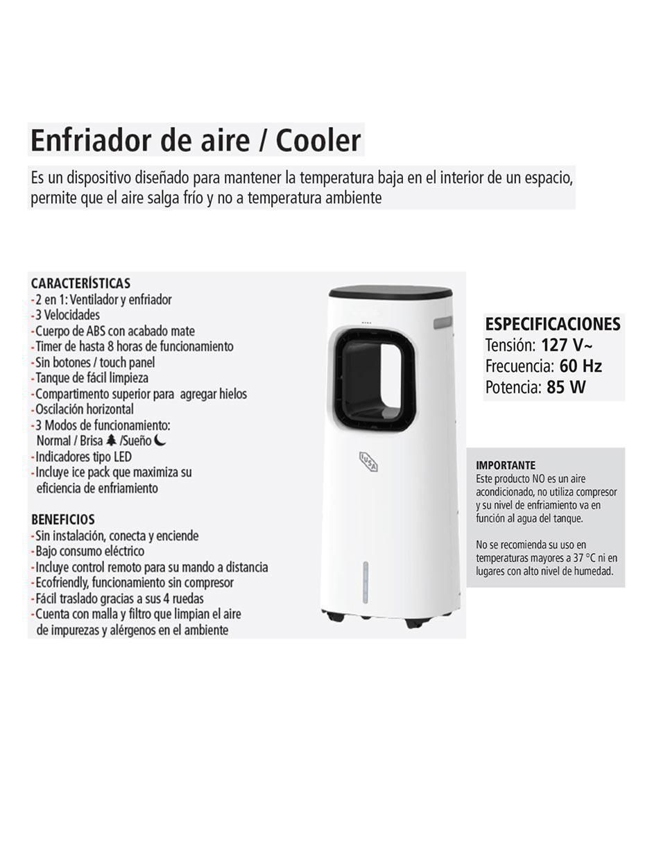 Enfriador evaporativo Iusa Frío CL63CR 127 V