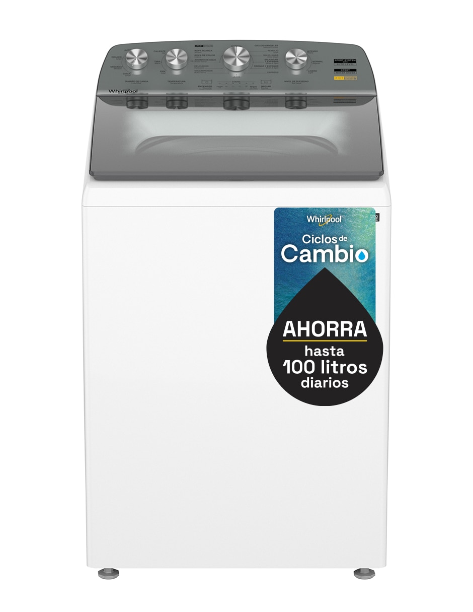 WHIRLPOOL Lavadora Whirlpool 26 kg automática carga superior 8MWTW2654WRM