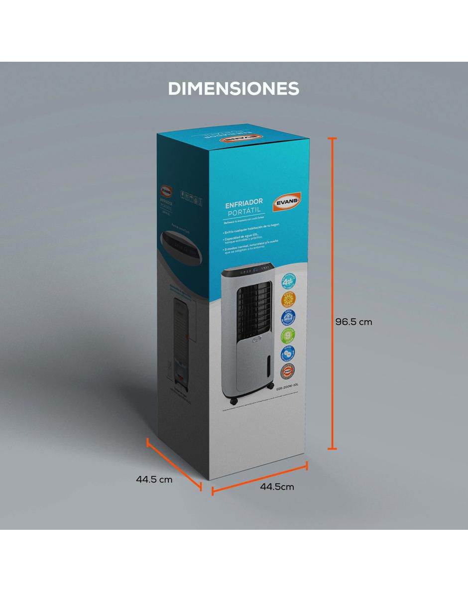 Enfriador evaporativo Frío EER-200W-10L 100 V 5