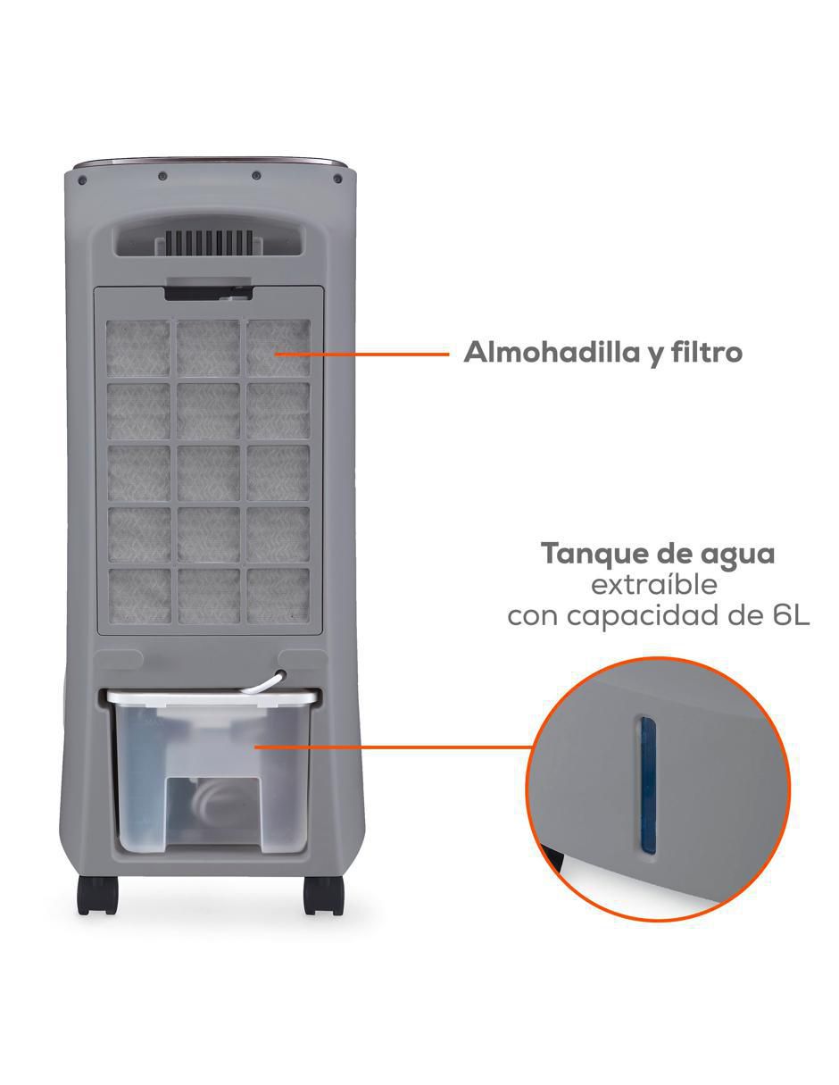 Enfriador evaporativo Frío EER-90W-6L 100 V 3