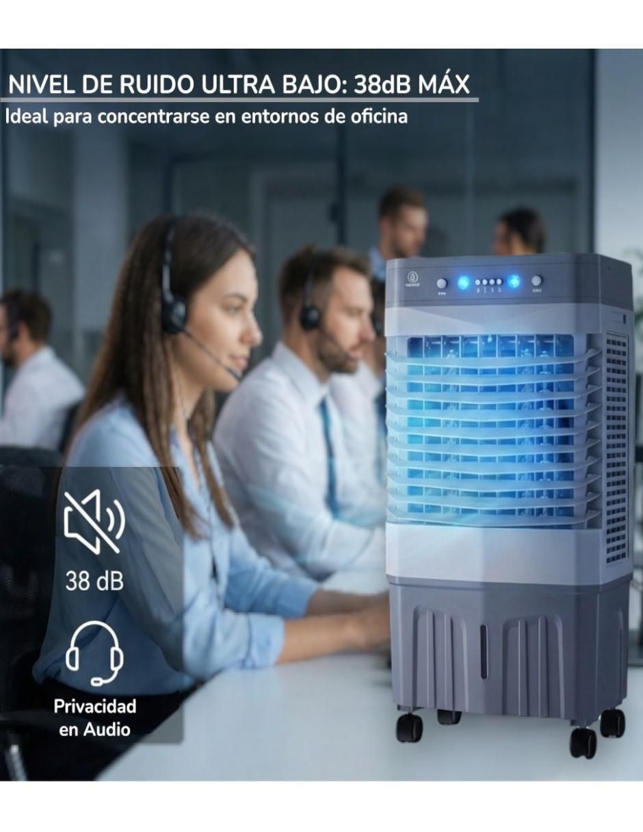 Aire acondicionado portátil 3 en 1 (ventilador, enfriador y humidificador) de 32L frío y calor VEN25 4