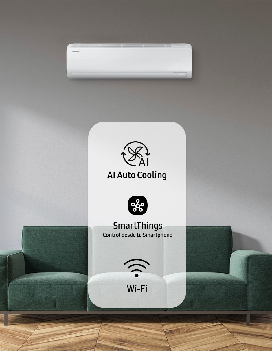 Aire acondicionado mini split inverter Frío y calor 18000 BTU AR50F18C1LH/AX 220 V 7