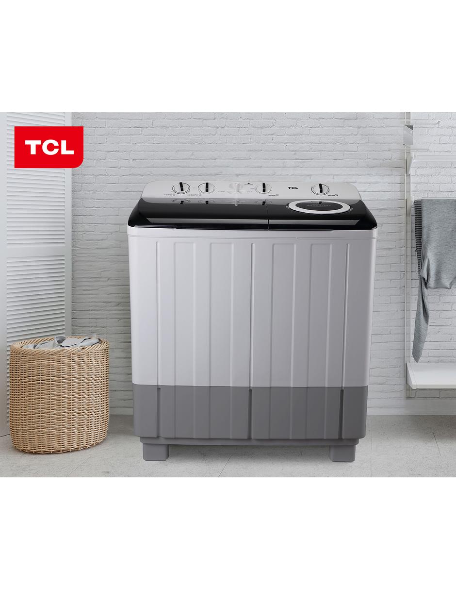 Lavadora Tcl doble tina 20 kg semiautomática carga superior twt20s 4