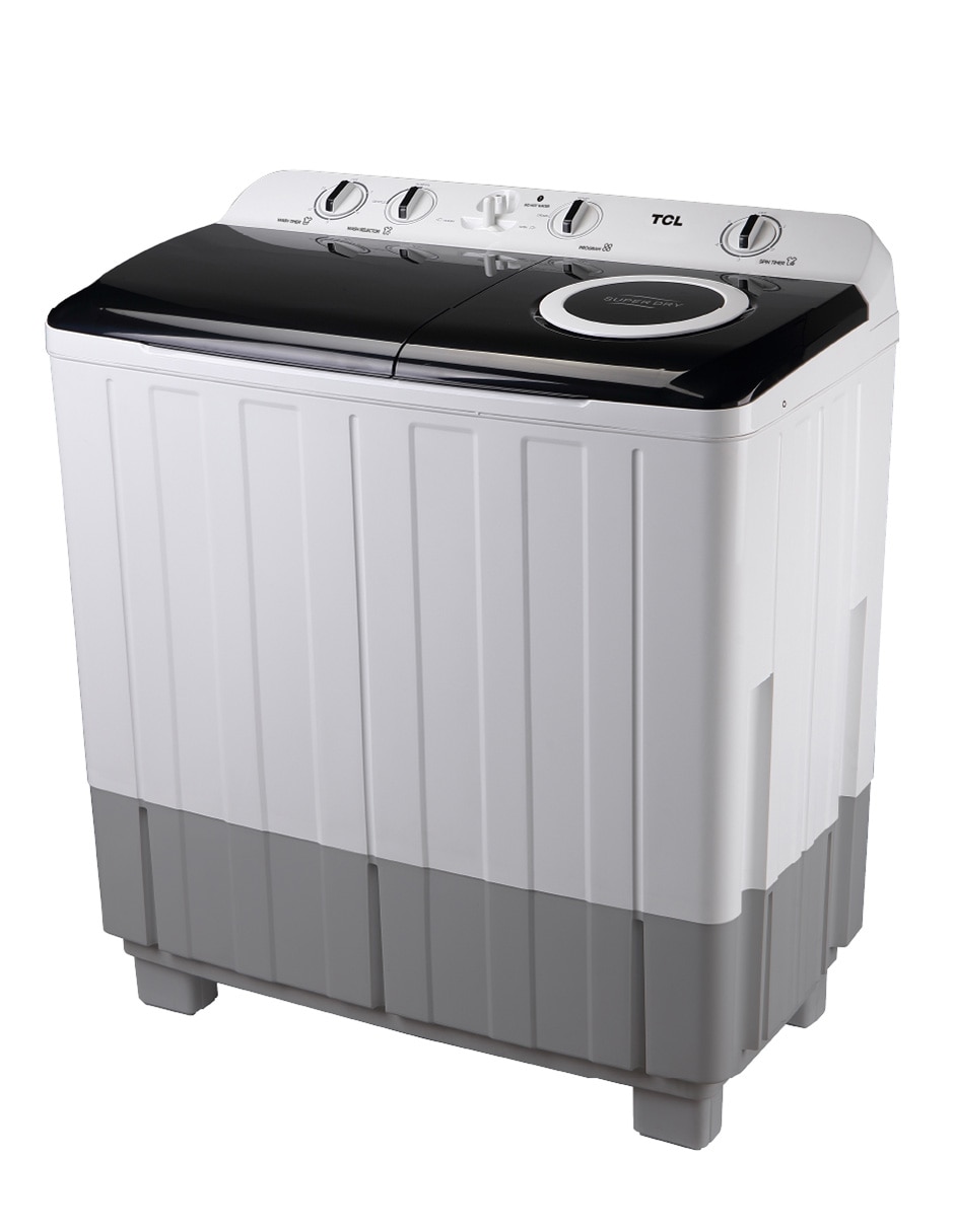 Lavadora Tcl doble tina 20 kg semiautomática carga superior twt20s