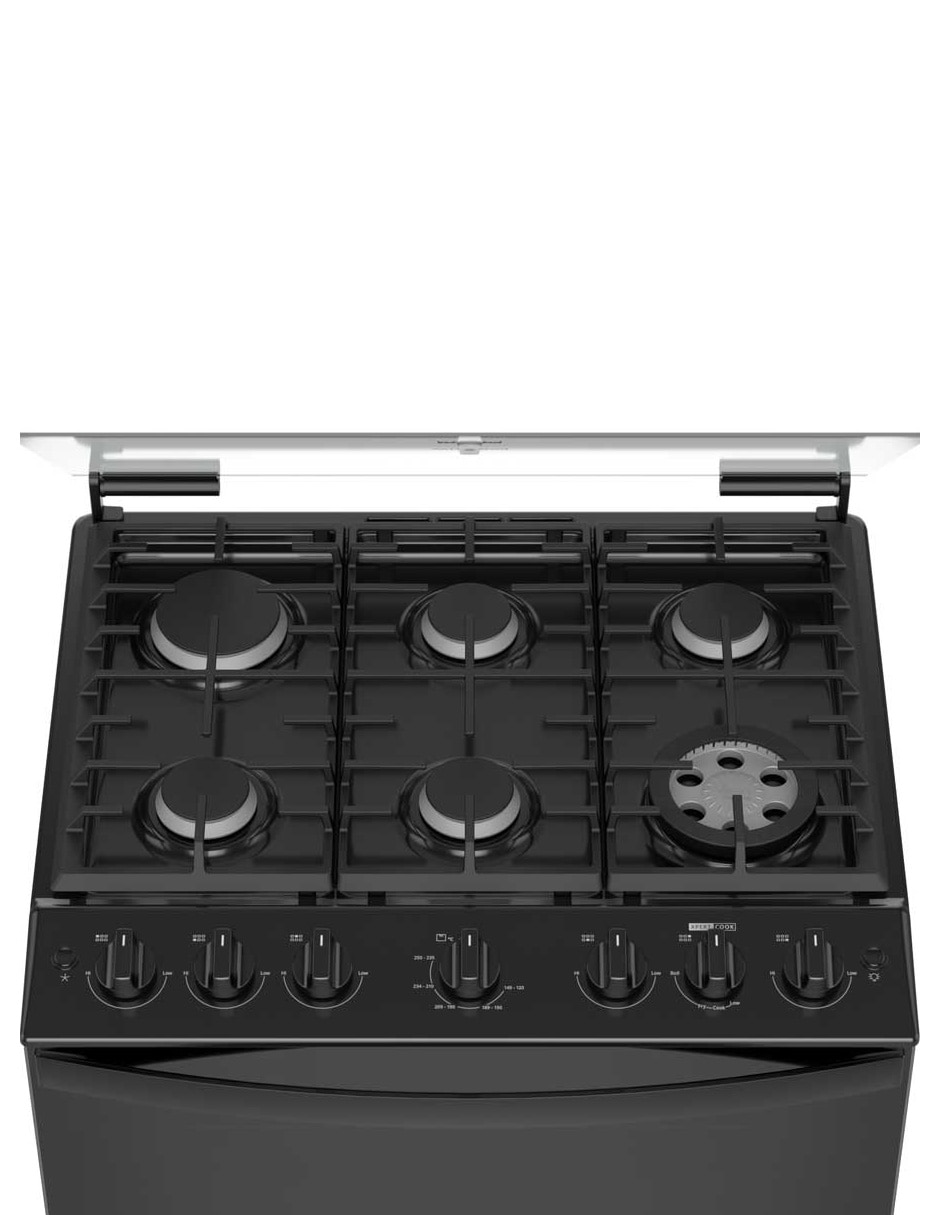 Estufa de piso a Gas LP 76.2 cm WFR7000B de 6 quemadores Estufa de piso a Gas LP 76.2 cm WFR7000B de 6 quemadores