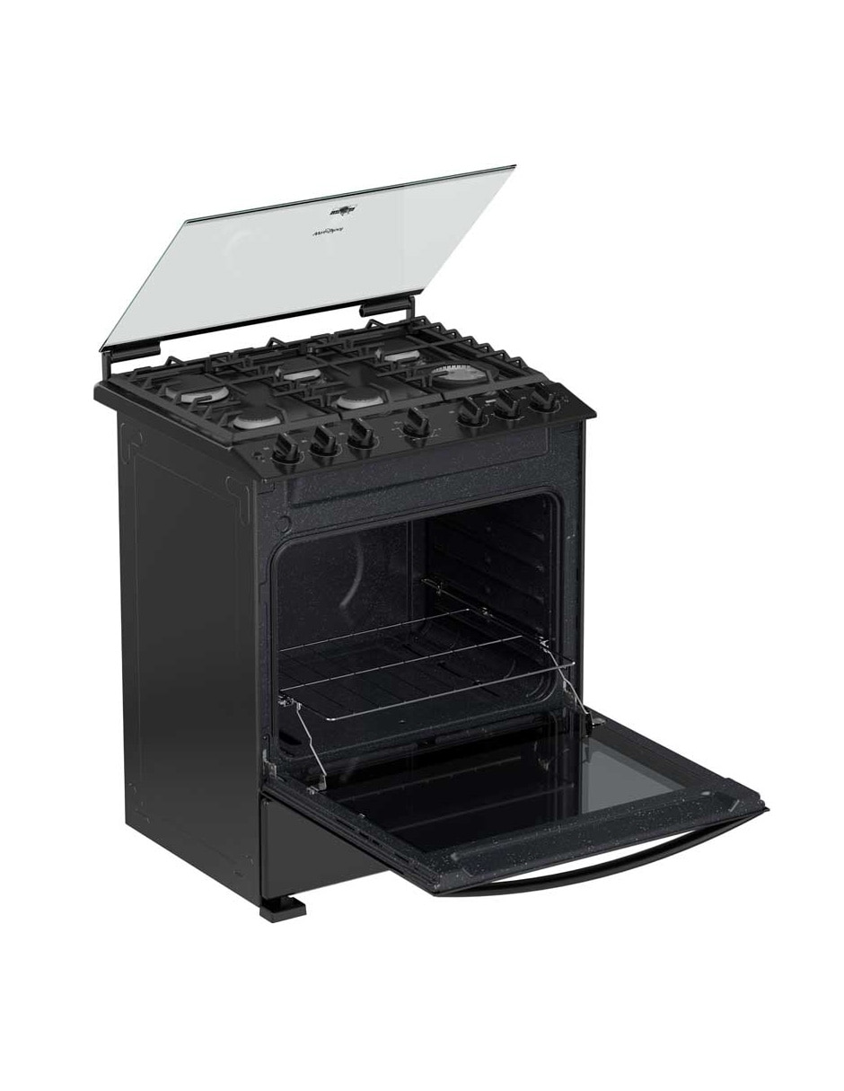 Estufa de piso a Gas LP Whirlpool 76.2 cm WFR7000B de 6 quemadores