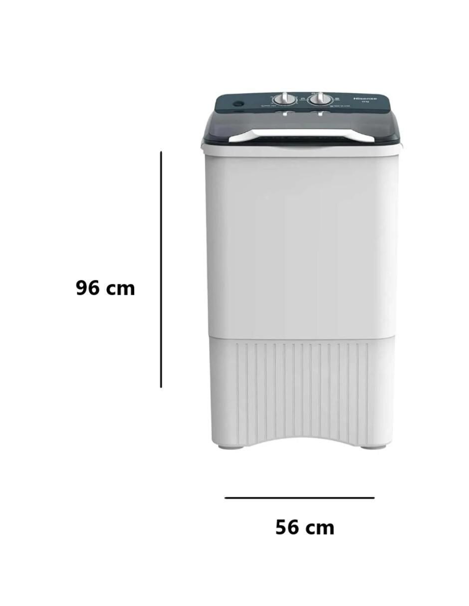 Lavadora Hisense 15 kg semiautomática carga superior wsff1501
