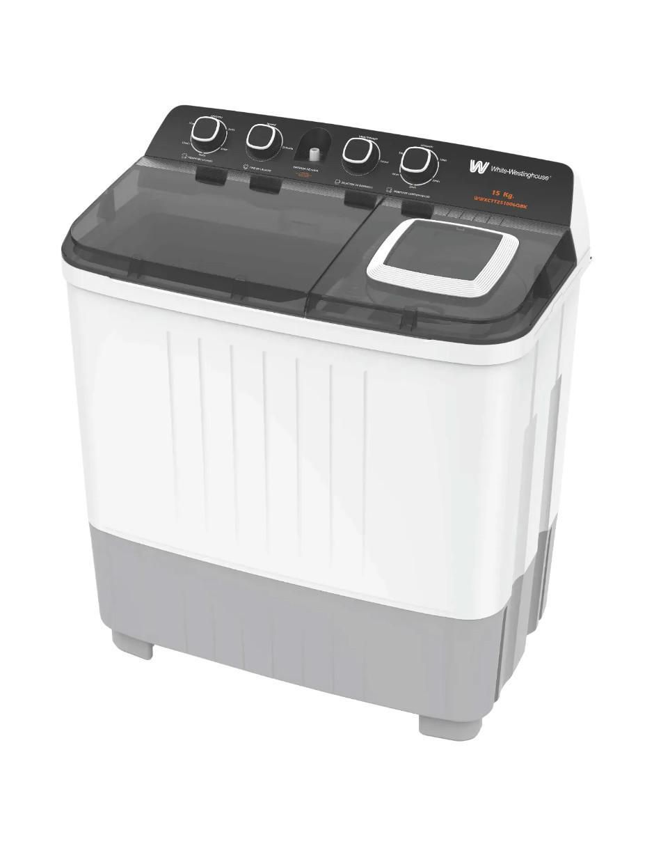 Lavadora doble tina Westinghouse 15 kg semiautomática carga superior wwxctt251006q