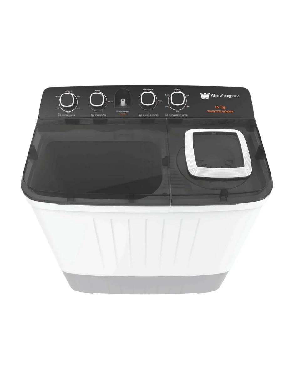 Lavadora doble tina Westinghouse 15 kg semiautomática carga superior wwxctt251006q