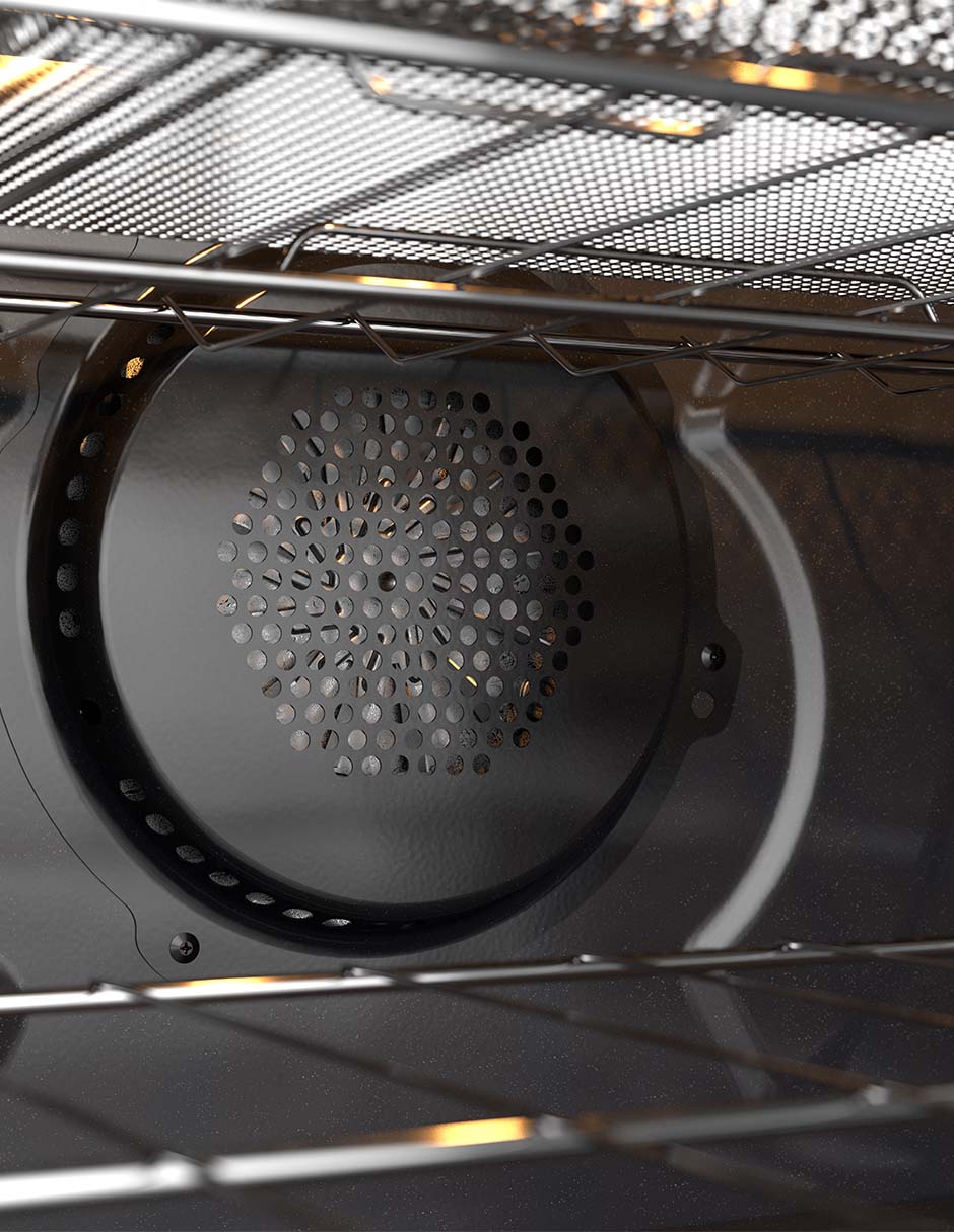 Estufa de piso a Gas LP Whirlpool 76 cm wfr7050s de 6 quemadores