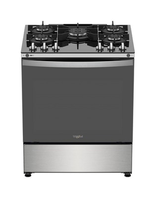 Estufa de piso a gas lp Whirlpool 76 cm WFR7650S de 5 quemadores