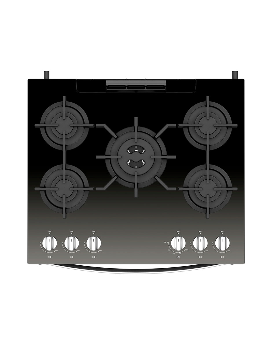 Estufa de piso a gas lp Whirlpool 76 cm WFR7650S de 5 quemadores