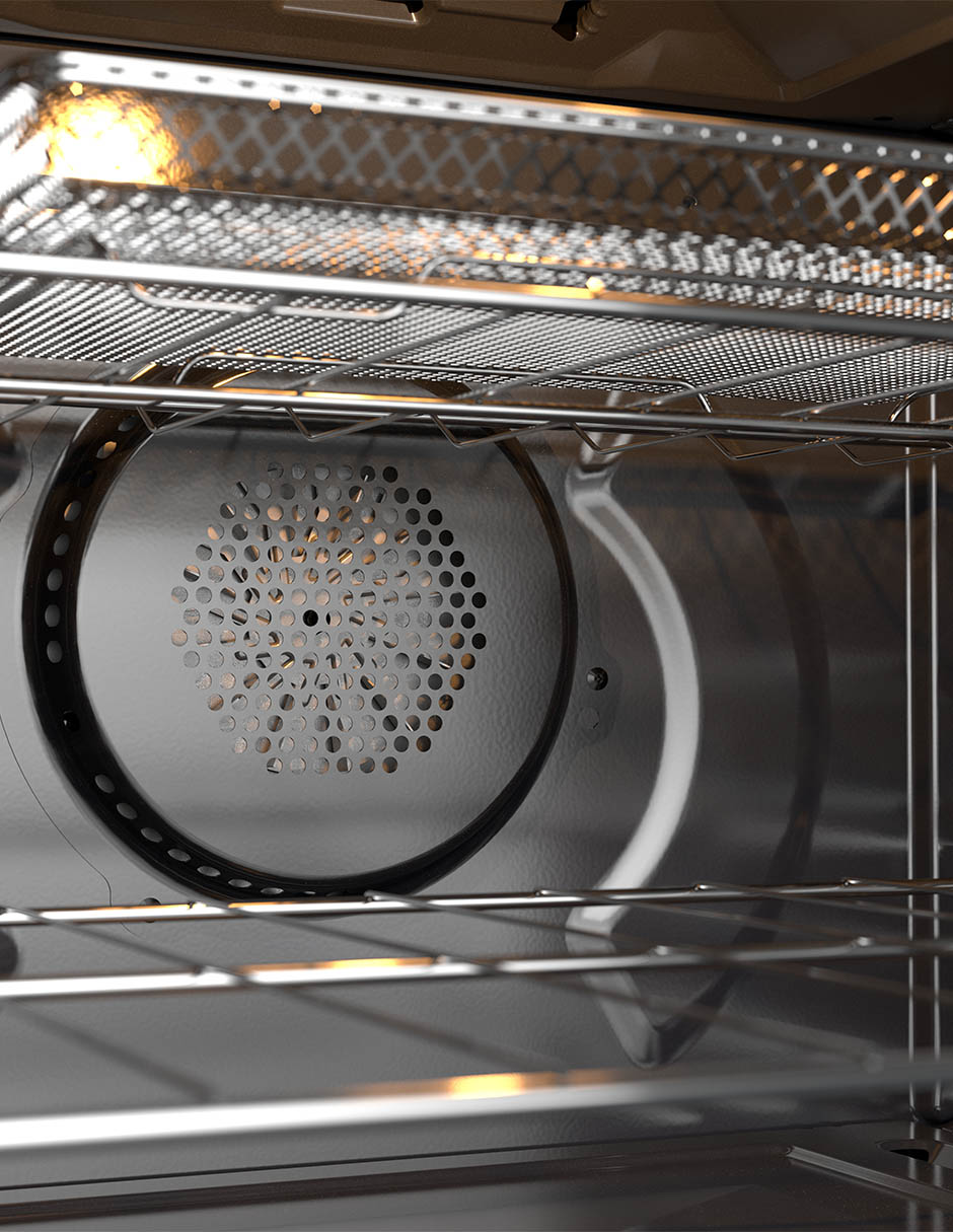 Estufa de piso a gas lp Whirlpool 76 cm WFR7650S de 5 quemadores