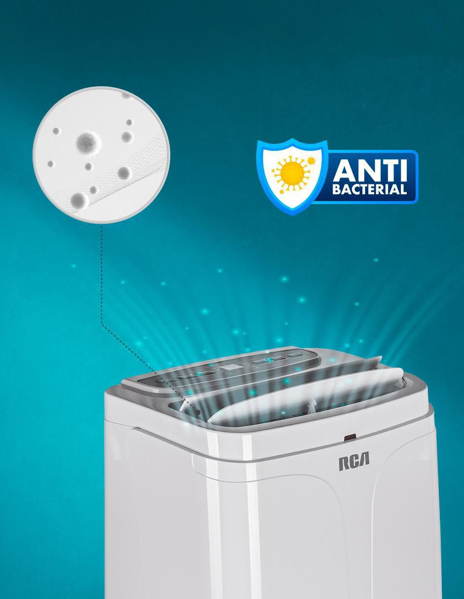 Aire acondicionado portátil Frío 12000 BTU APT12P 115 V 4