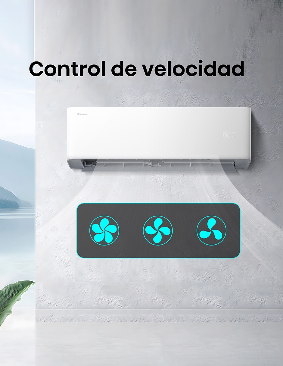 Aire acondicionado mini split inverter frío y calor 36000 BTU ARU362HBW 220 V 6