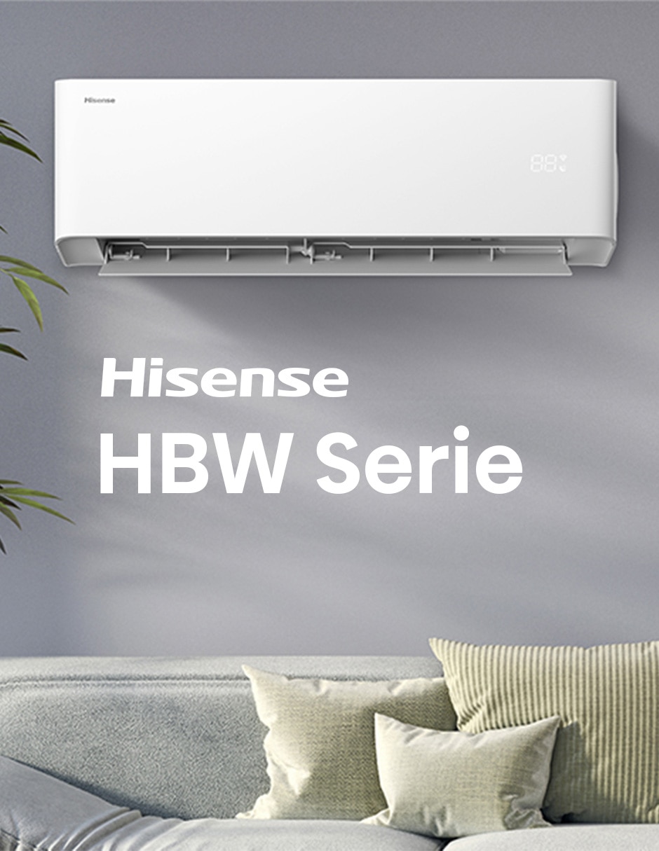 Aire acondicionado mini split inverter frío y calor 36000 BTU ARU362HBW 220 V 8