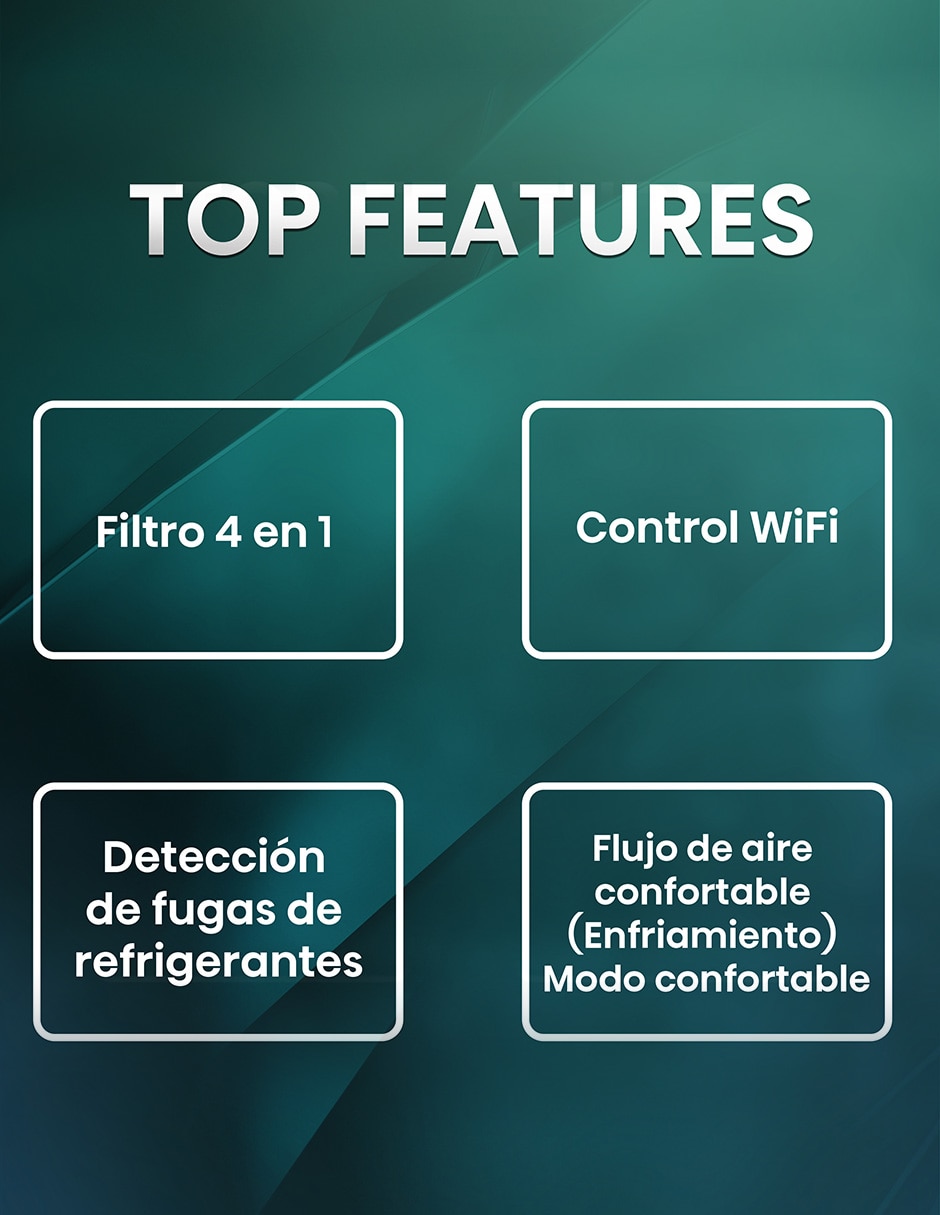 Aire acondicionado mini split inverter frío y calor 36000 BTU ARU362HBW 220 V