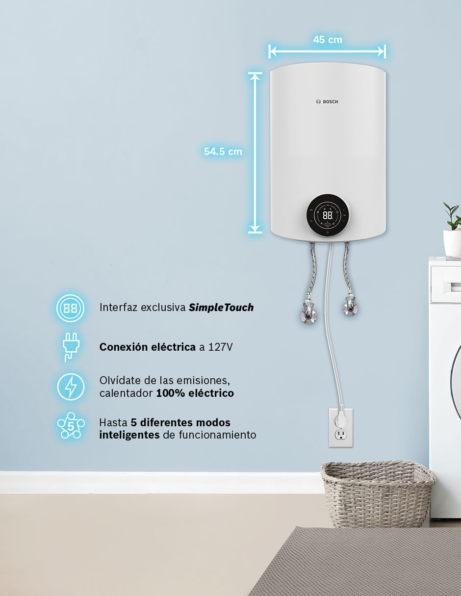Calentador de depósito Smart Tank 50 L eléctrico 8