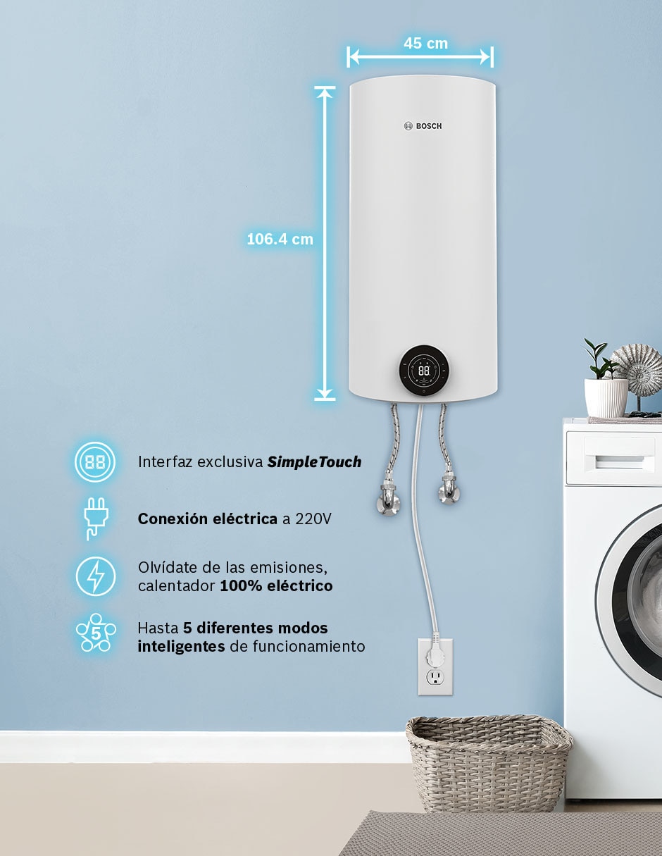 Calentador de depósito SMART TANK 120 L 220V 120 L eléctrico 8