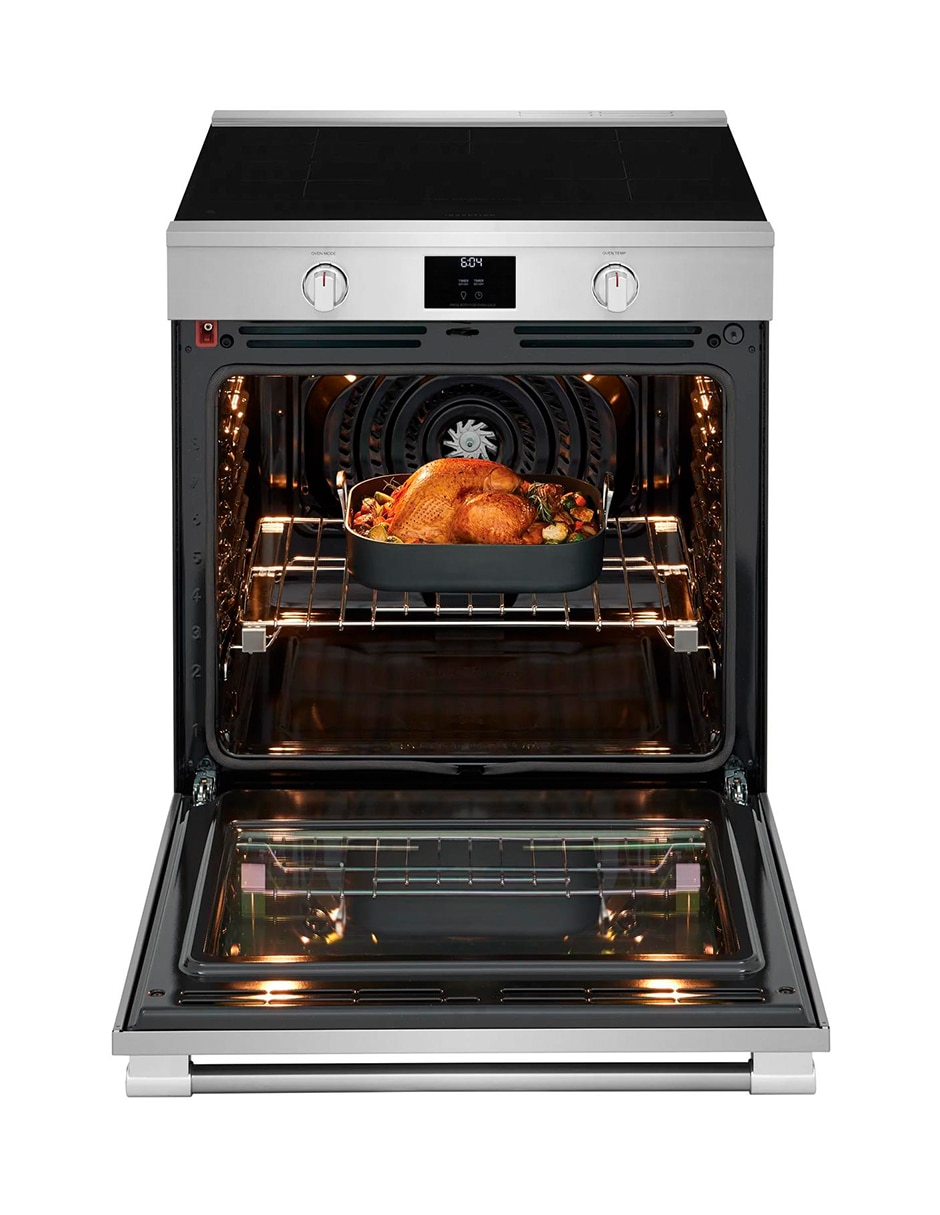 Estufa de piso eléctrica 76cm pcfi3080af de 5 quemadores 4