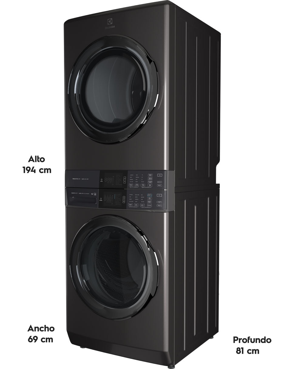 Combo Lavadora + Secadora Electrolux gas natural/lp 21 kg ELTG7600AT