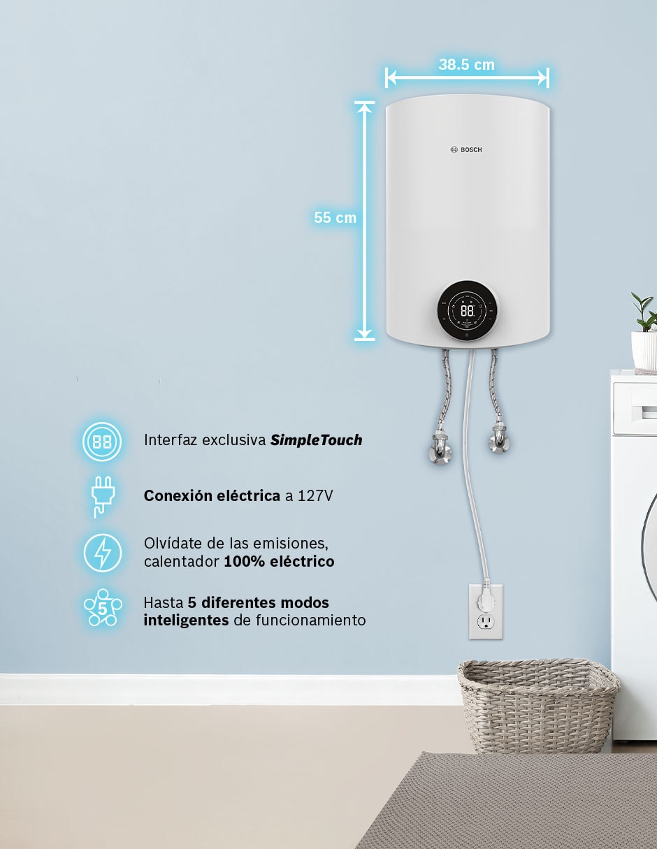 Calentador de depósito Smart Tank 35 L eléctrico 8