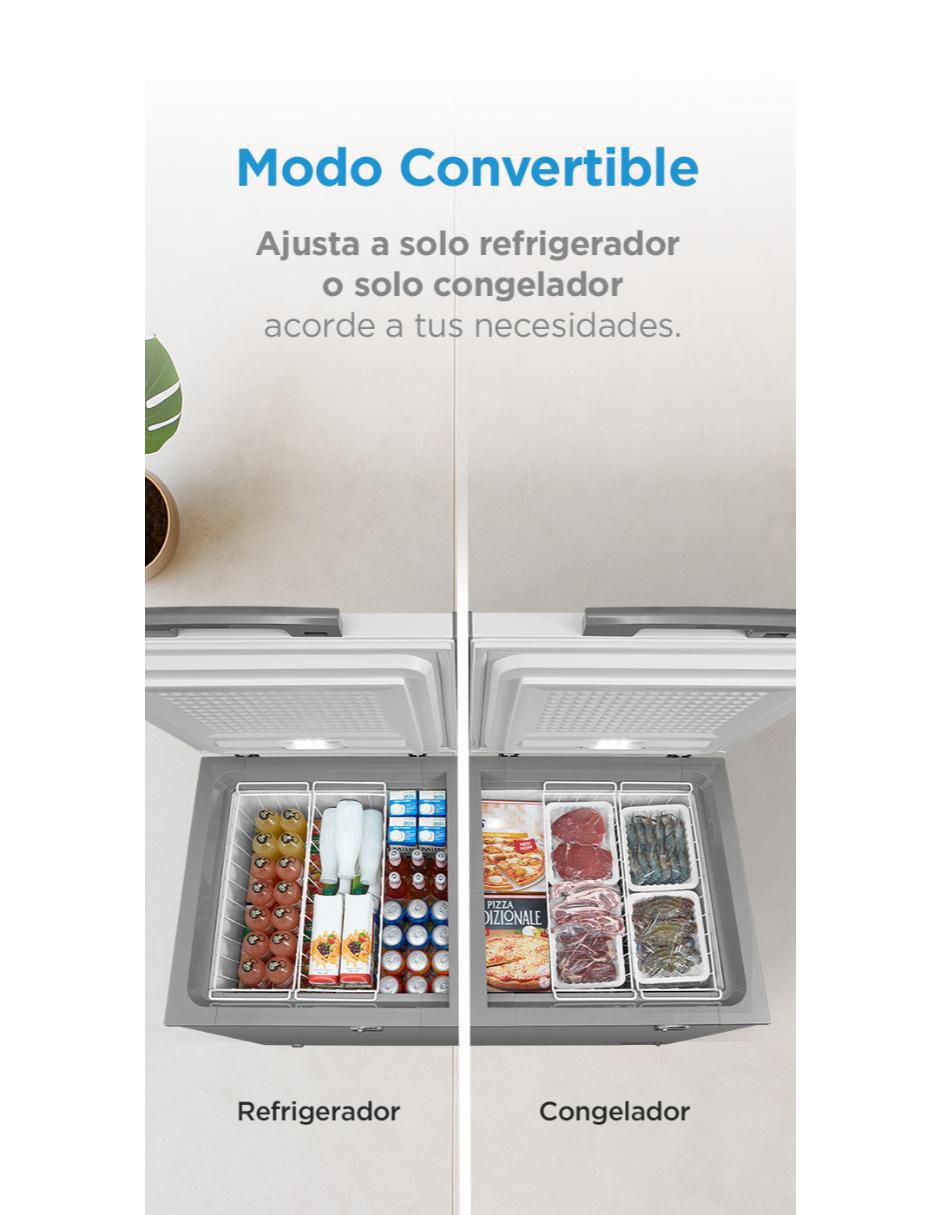 Congelador Midea MDRC564FZM01 deshielo manual con drenaje 15 pies cúbicos