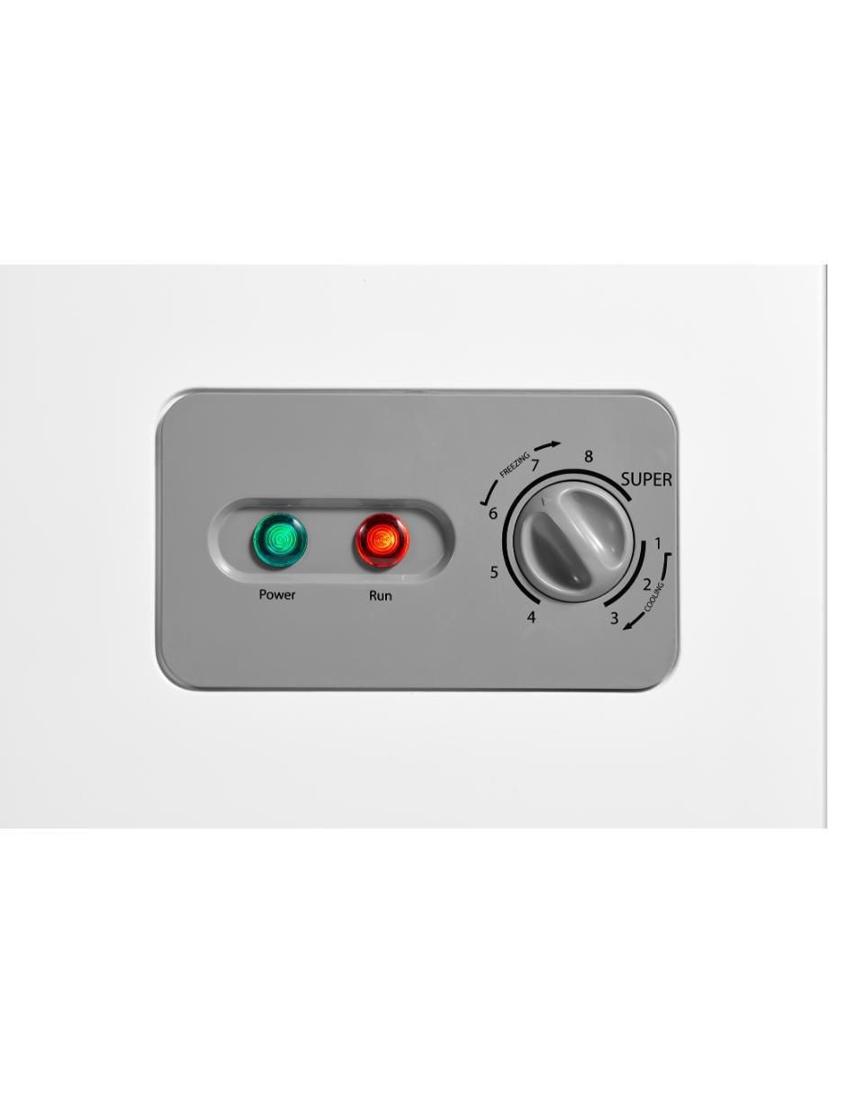 Congelador Midea MDRC564FZM01 deshielo manual con drenaje 15 pies cúbicos