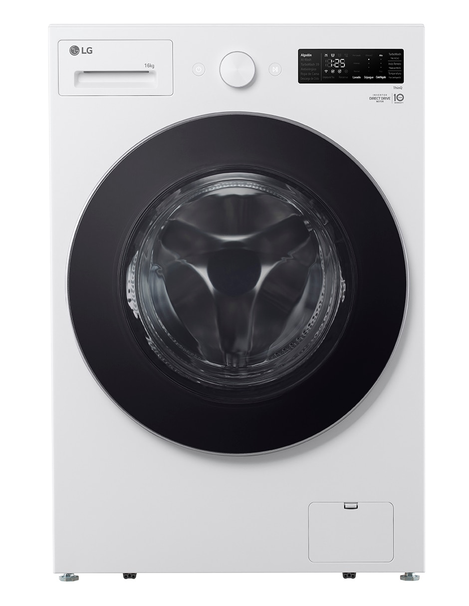 Lavadora Lg 16 kg automática carga frontal wm16ewnts6p