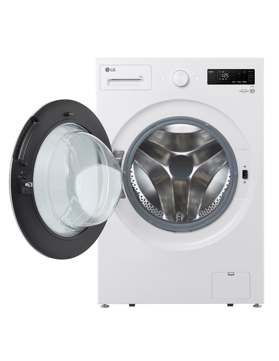 Lavadora Lg 16 kg automática carga frontal wm16ewnts6p