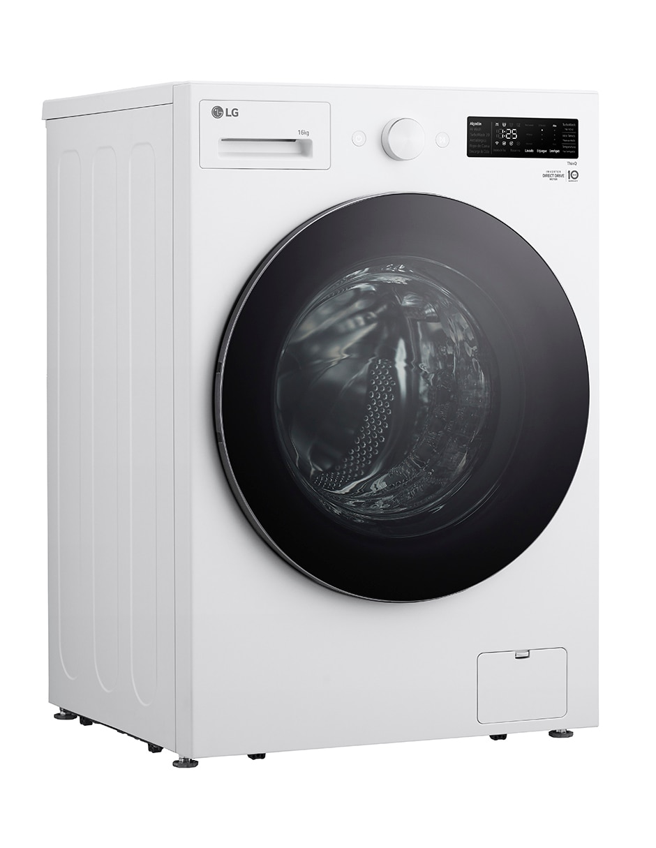Lavadora Lg 16 kg automática carga frontal wm16ewnts6p