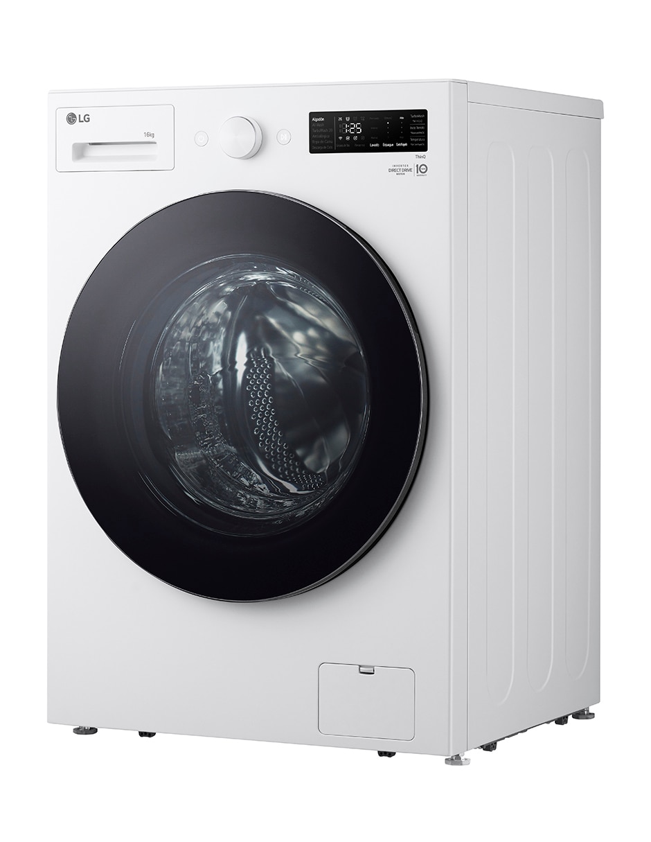 Lavadora Lg 16 kg automática carga frontal wm16ewnts6p