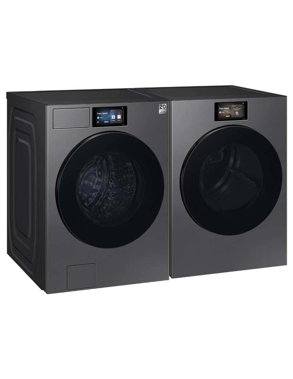 Combo lavadora + secadora Samsung gas natural/LP 26 kg F-WD90F26AUDSP