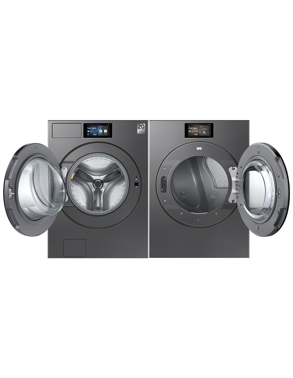 Combo lavadora + secadora Samsung gas natural/LP 26 kg F-WD90F26AUDSP