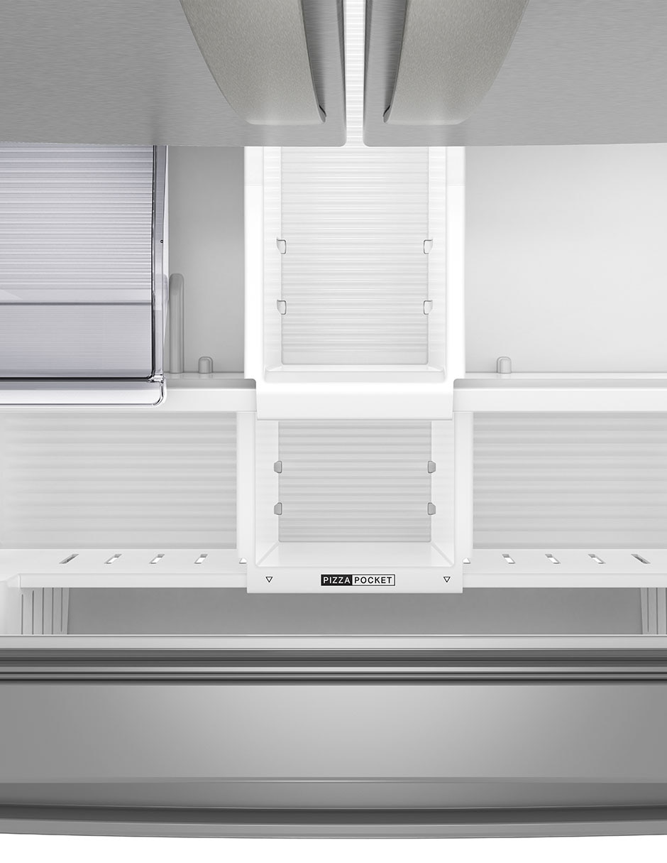 Refrigerador French Door Whirlpool 31 pies cúbicos inverter y fábrica de hielo WRFF3136SZ