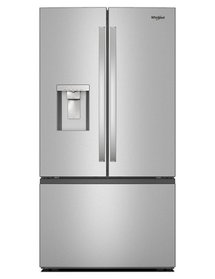 WHIRLPOOL Refrigerador french door Whirlpool 30 pies cúbicos tecnología inverter y fábrica de hielos WRFF3536SZ