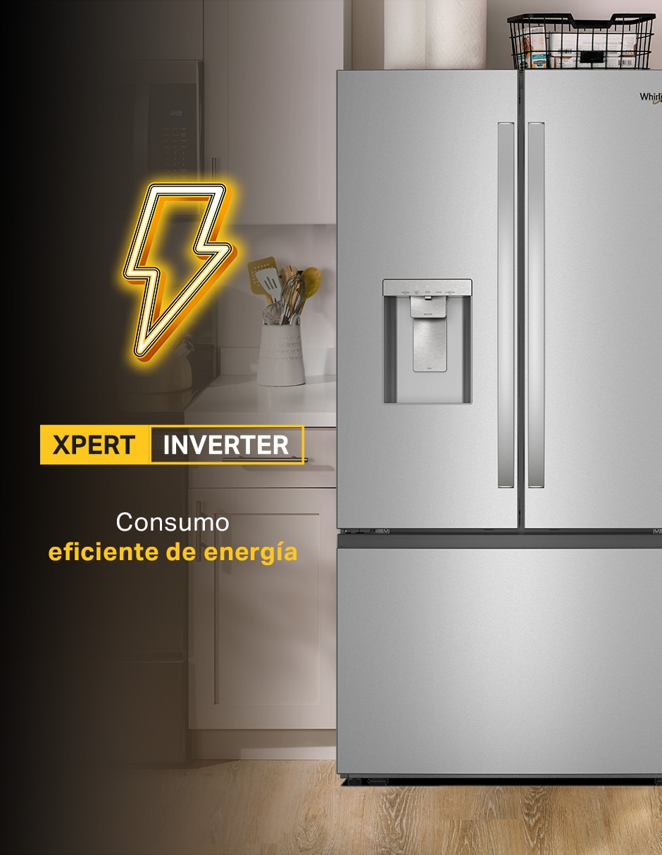 Refrigerador French door 30 pies cúbicos Tecnología Inverter y fabrica de hielos automática WRFF3536SZ 9