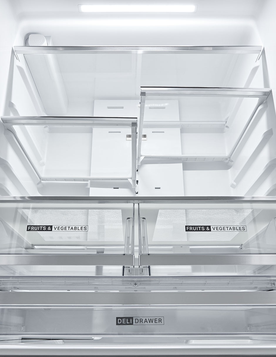 Refrigerador french door Whirlpool 30 pies cúbicos tecnología inverter y fábrica de hielos WRFF3536SZ