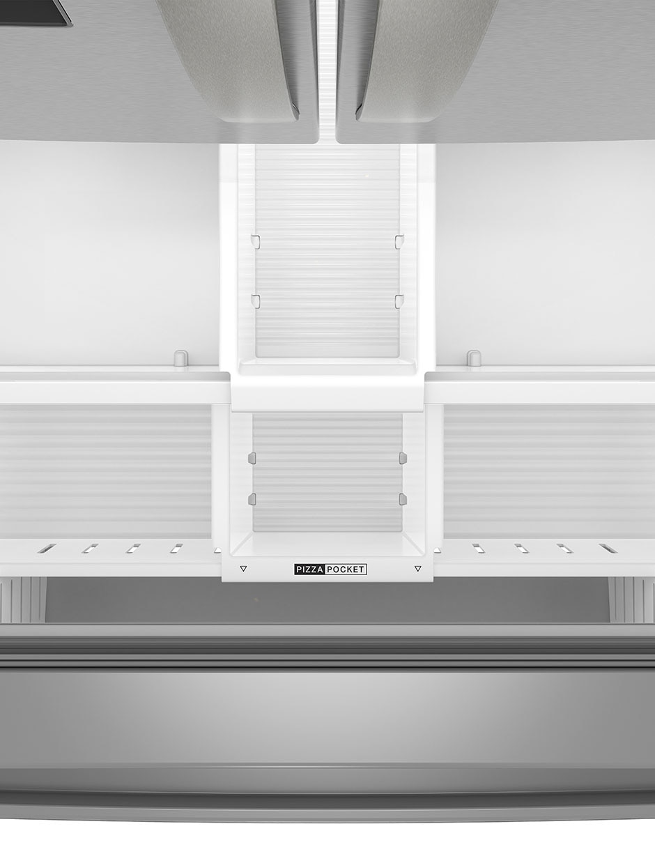 Refrigerador french door Whirlpool 30 pies cúbicos tecnología inverter y fábrica de hielos WRFF3536SZ