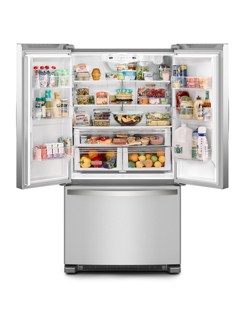 Refrigerador French door 30 pies cúbicos Tecnología Inverter y fabrica de hielos automática WRFF3536SZ 6