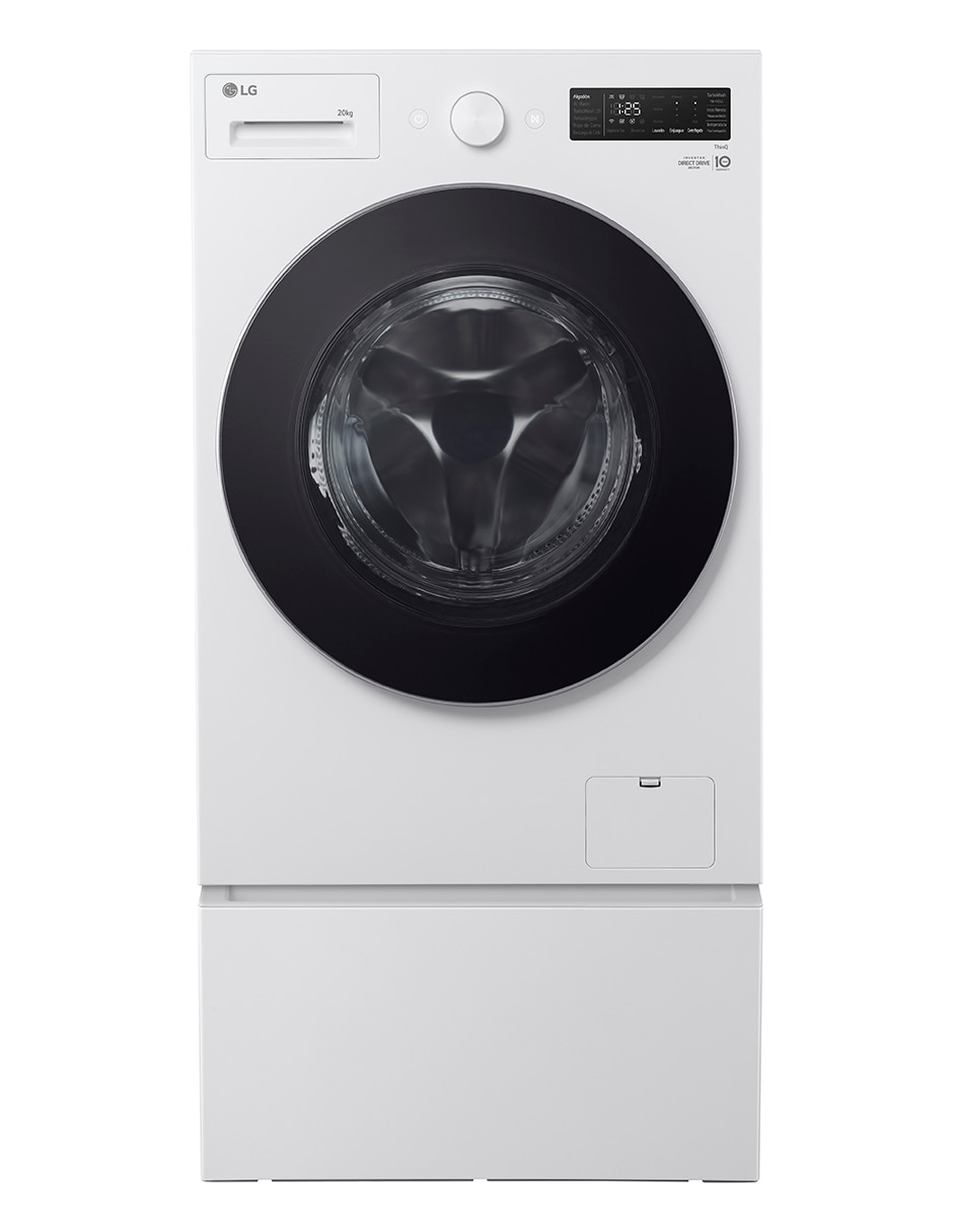 Lavadora Lg 20 kg automática carga frontal wm20ewnts6p.wdp5ew