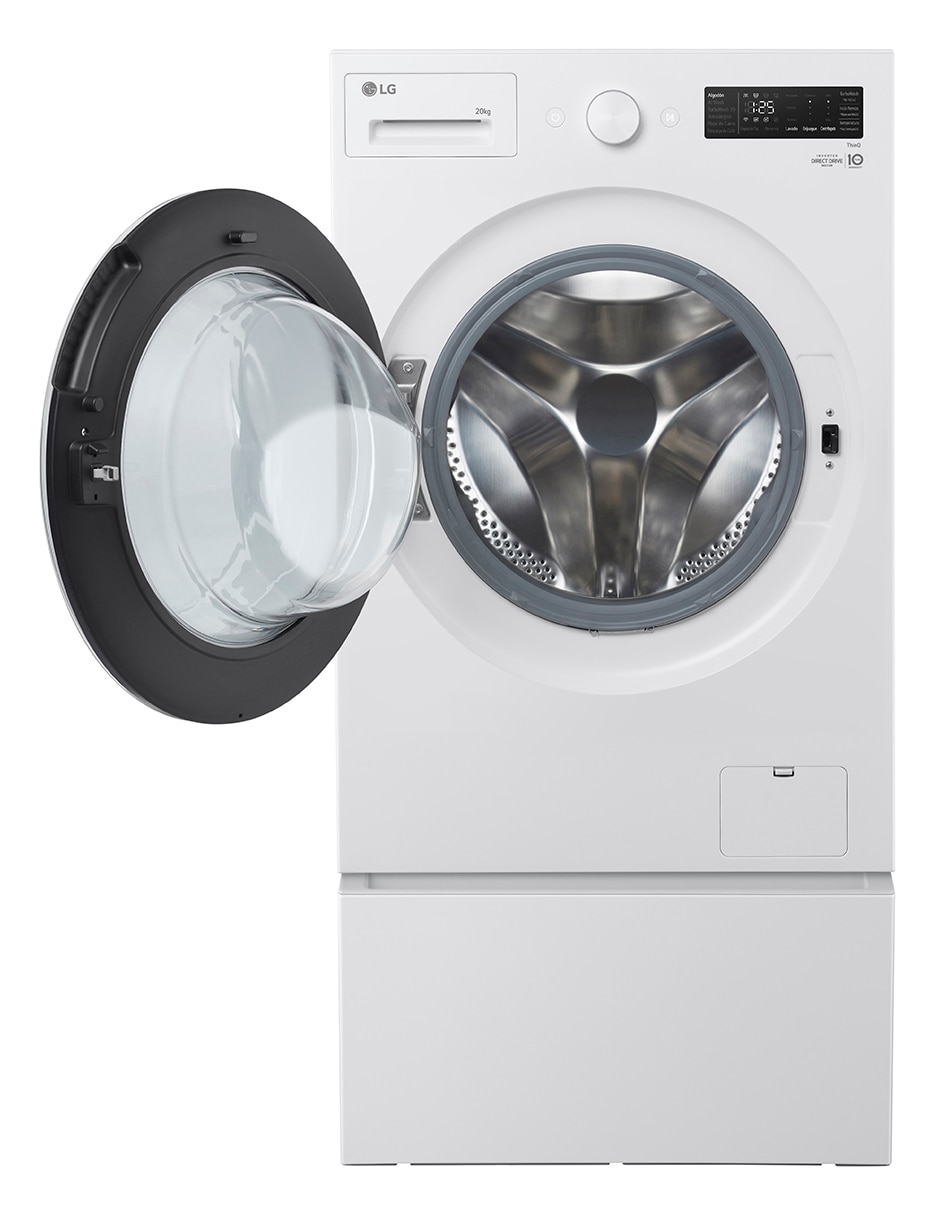 Lavadora Lg 20 kg automática carga frontal wm20ewnts6p.wdp5ew