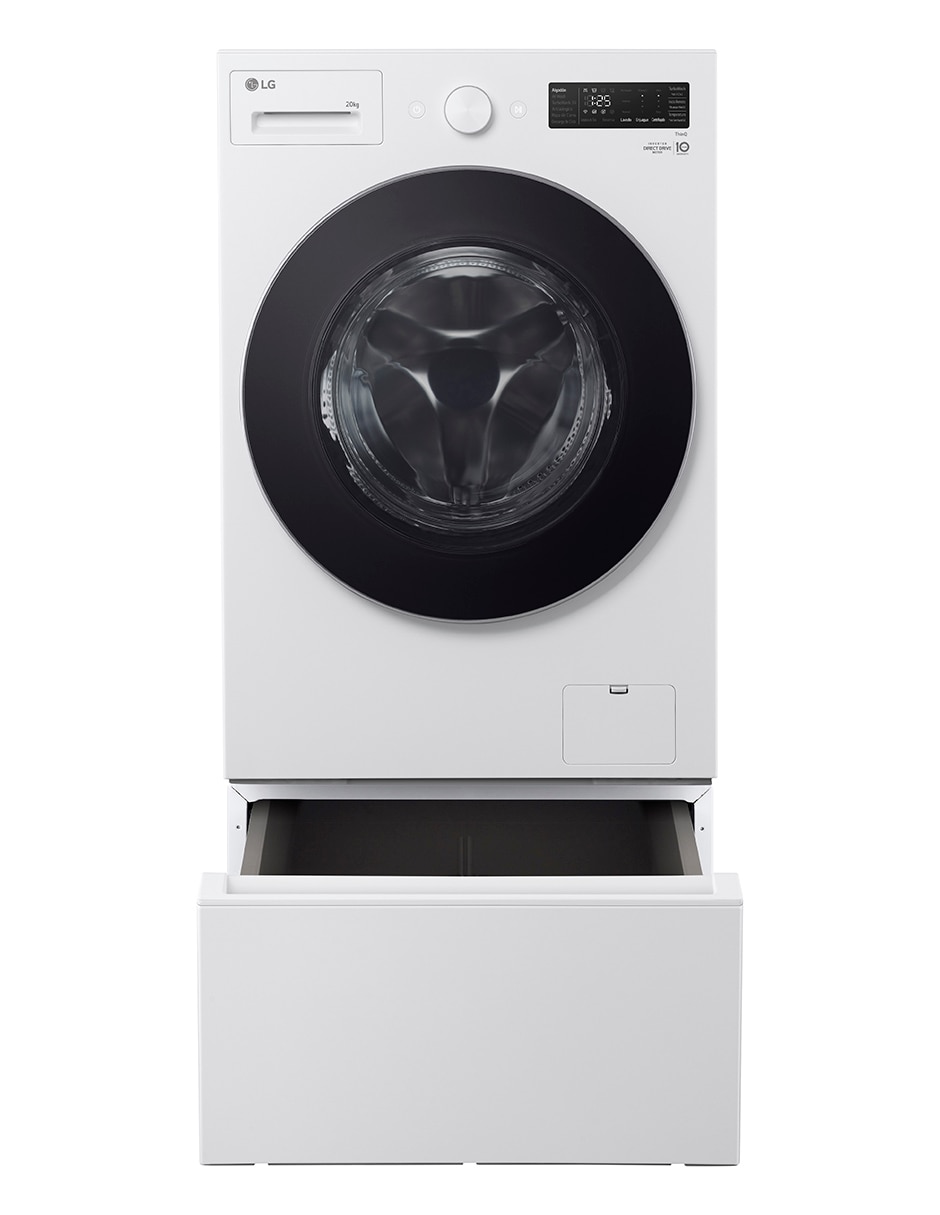 Lavadora Lg 20 kg automática carga frontal wm20ewnts6p.wdp5ew