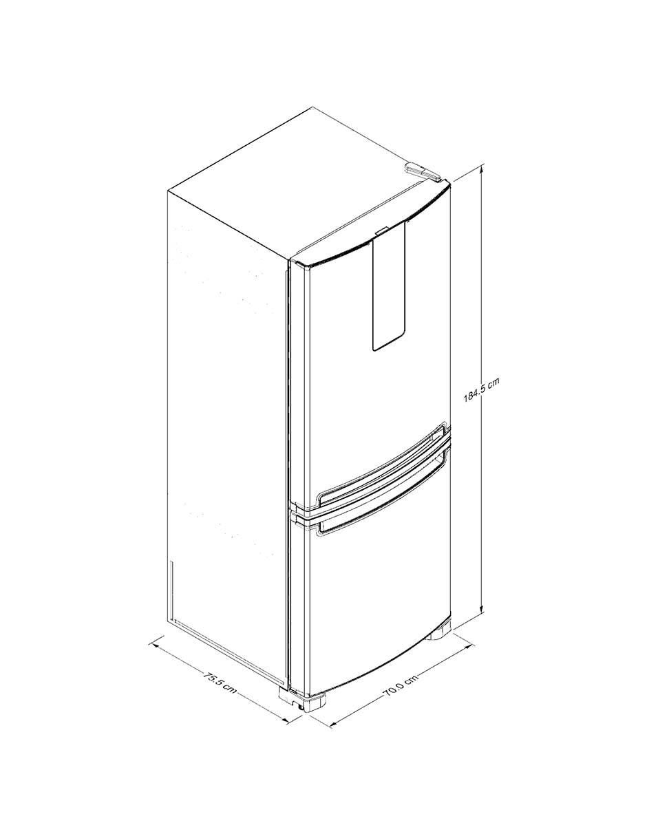 Refrigerador bottom mount Whirlpool 16 pies cúbicos fábrica de hielo WRE56CETWW