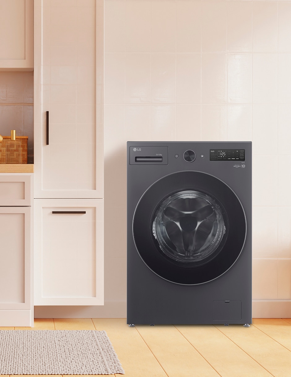 Lavasecadora LG 20 kg 10 kg WD20EGNTS6P