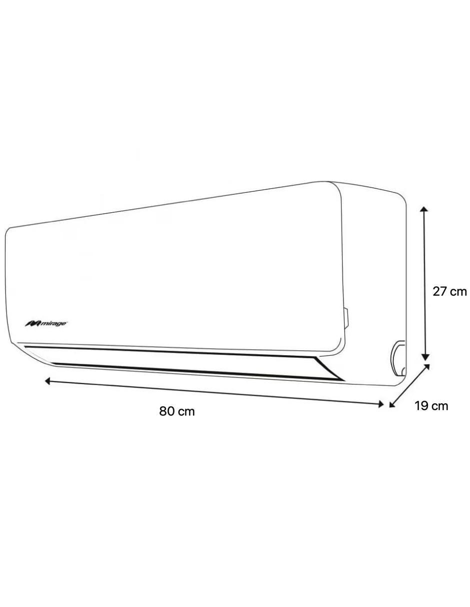 Aire acondicionado mini split Frío 12000 BTU SETCHC121T 220 V 4